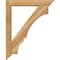 Ekena Millwork Balboa Traditional Rough Sawn Bracket w/ Offset Brace, Western Red Cedar, 6"W x 34"D x 42"H BKT0604X34X42BOA01RWR - alternate 4